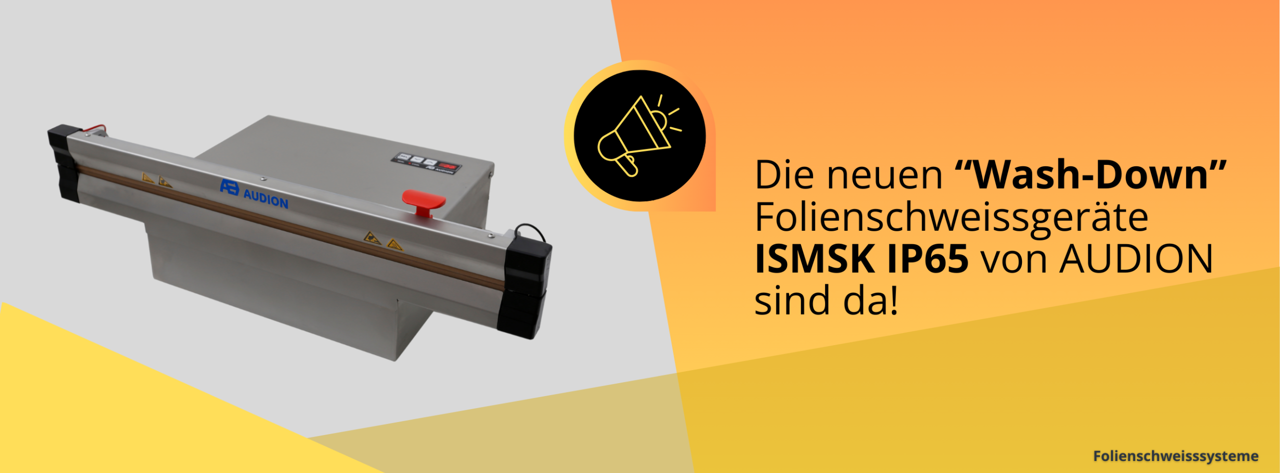 Siegelgerät ISM(K) Wash-Down IP65
