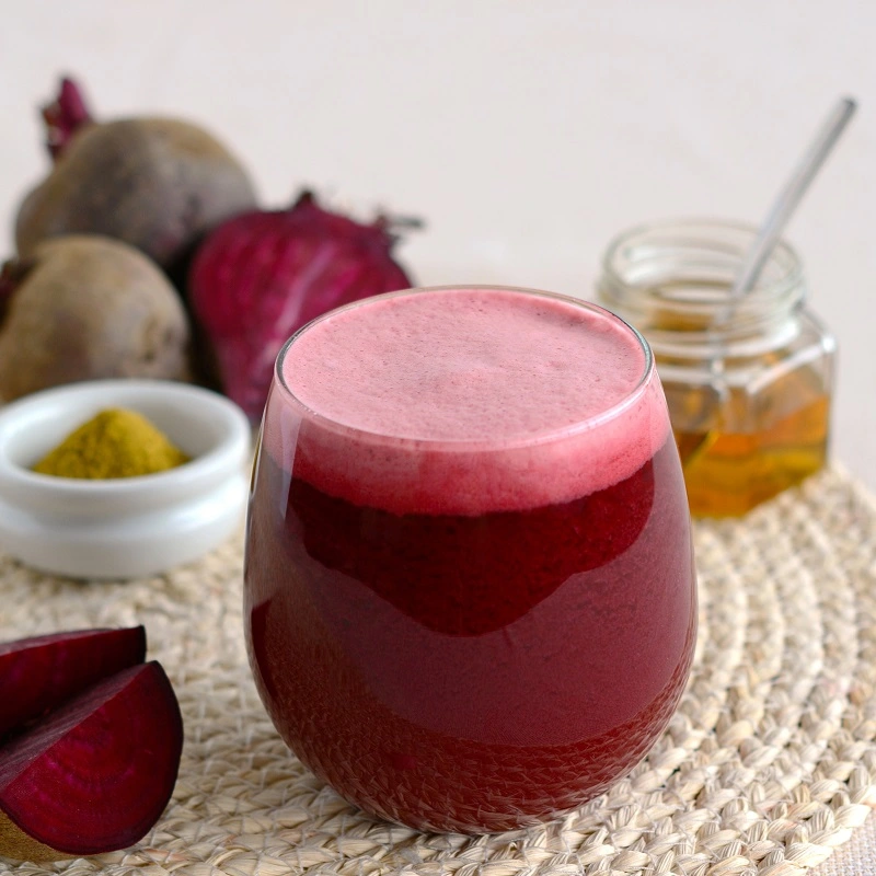 Getränkefärbung mit Roter Beete