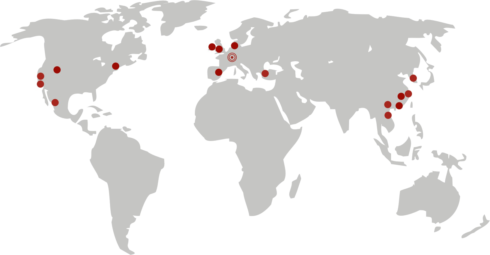Weltweite Einsatzorte
