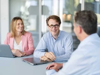 Projektarbeit im Büro