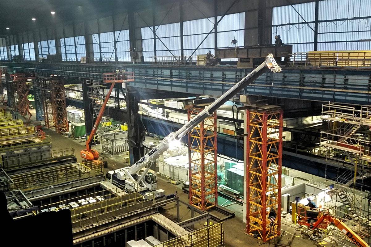 Kranbahnträger (Sanierung Aluminium Norf)