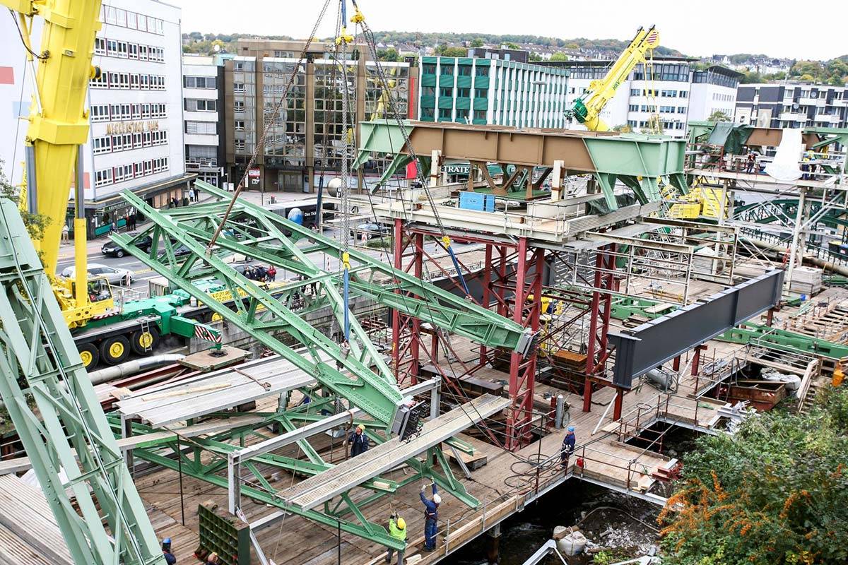 Tragkonstruktion Wuppertaler Schwebebahn