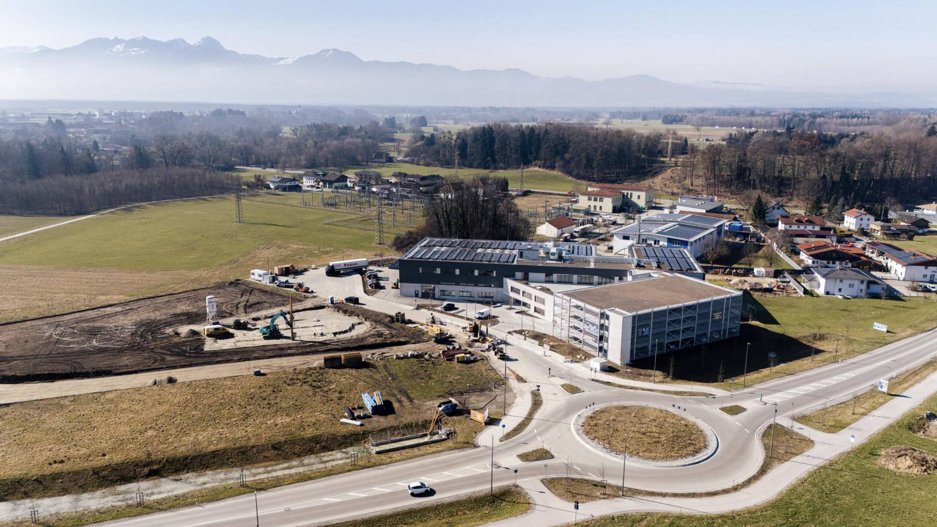 Luftaufnahme Bauprojekt