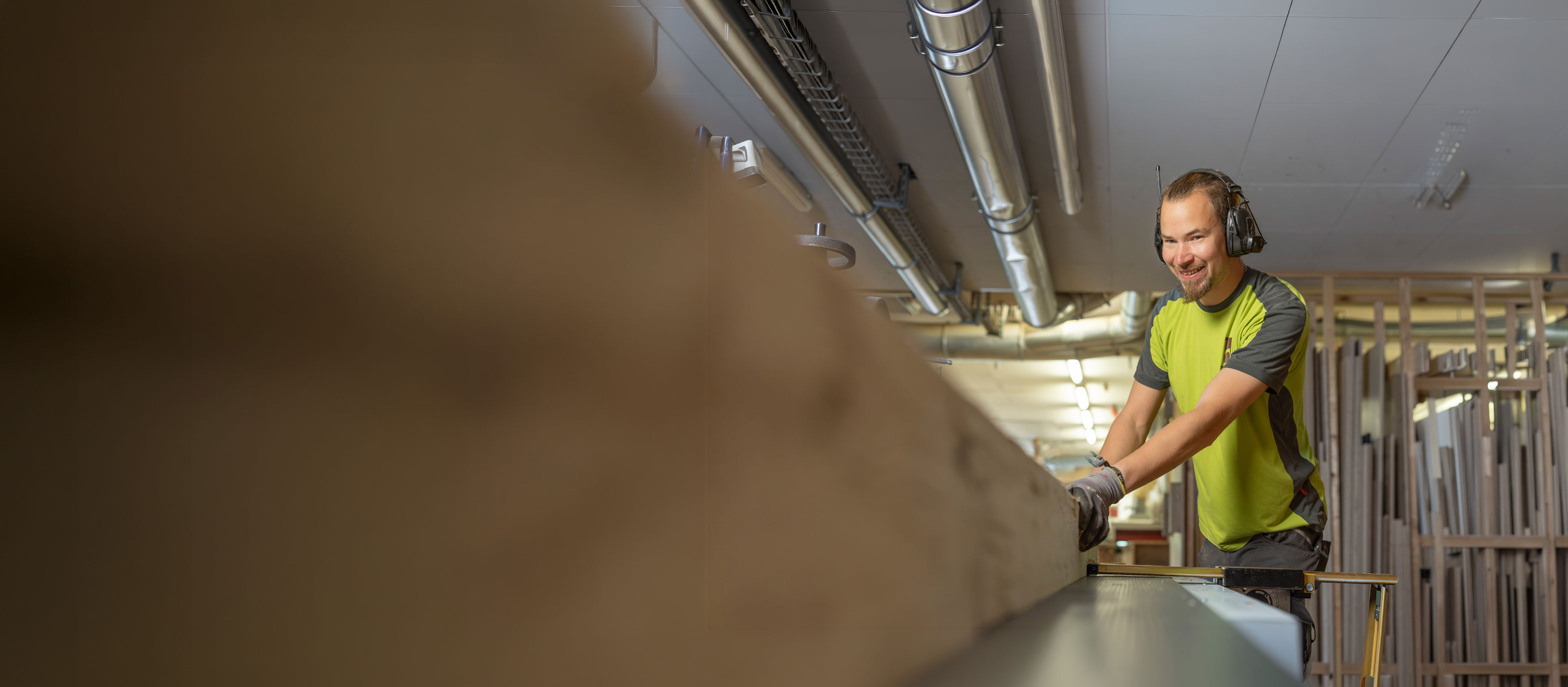 Arbeiten in der Werkstatt der Bieri AG