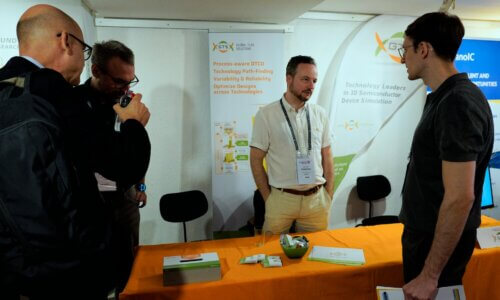 GTS Booth auf der ESSERC 2026