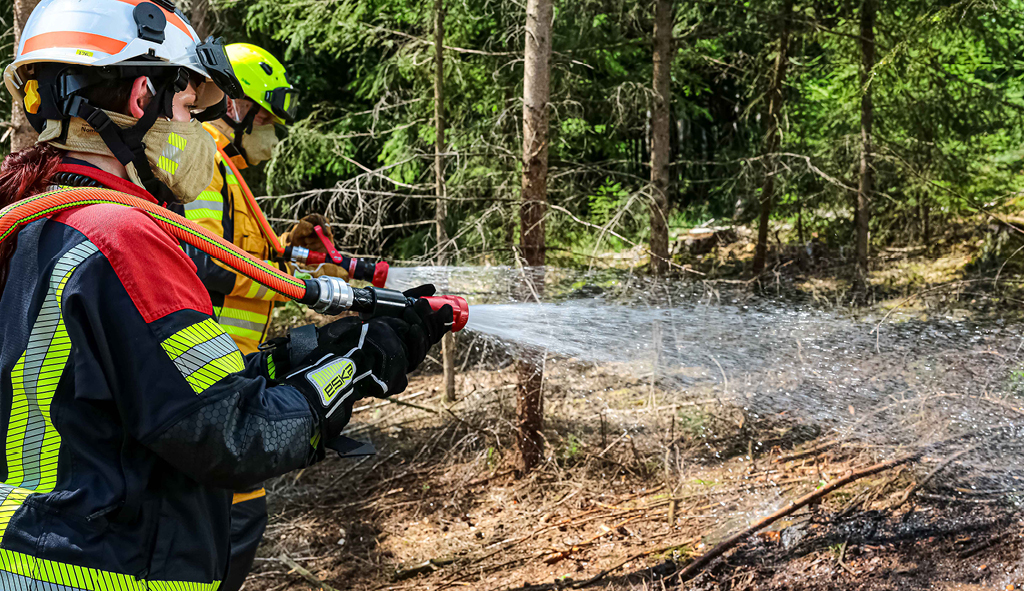 Einsatz bei Vegetationsbrand