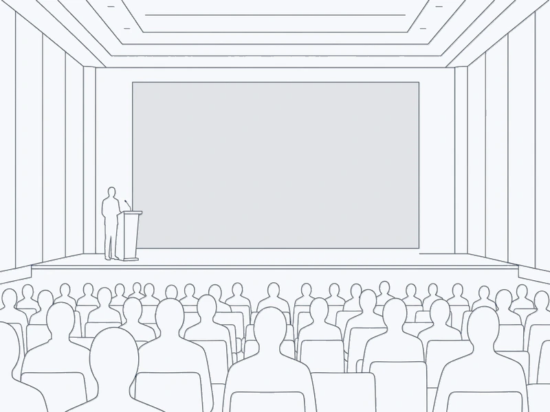 LED-Videowand mit Portrait-Panels, ausgeschaltet