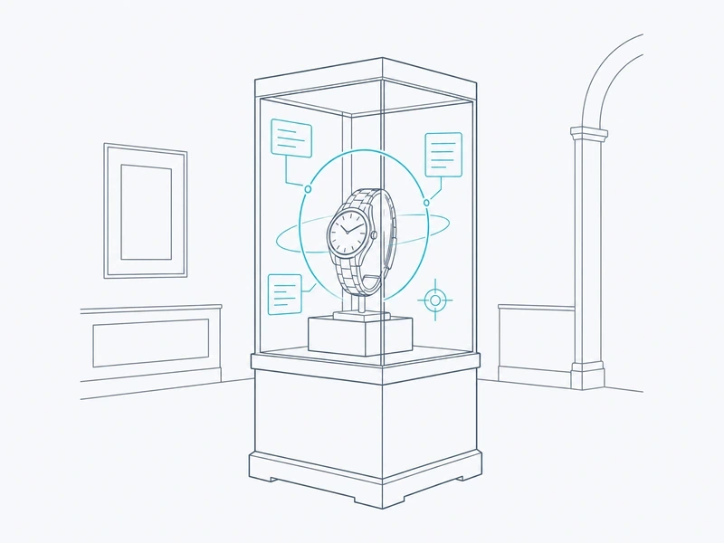 Transparente OLED-Vitrine
