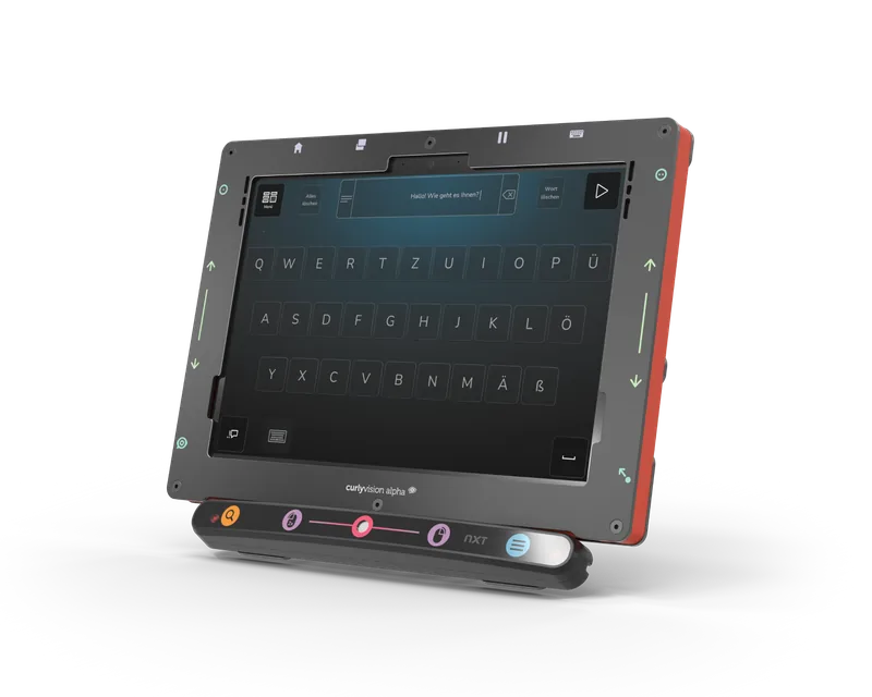 Curly Vision Alpha mit Alea IntelliGaze