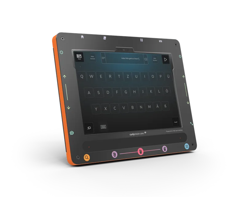 Curly Vision One mit Tobii Eyetracker