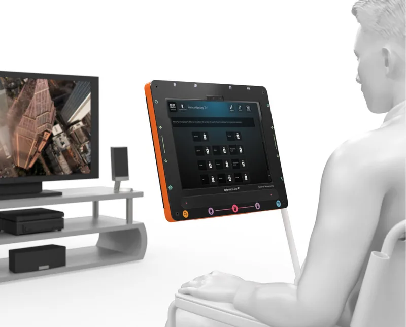 Bedienung des Fernsehers über Curly Vision One
