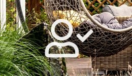 Entspannungsbereich im Garten