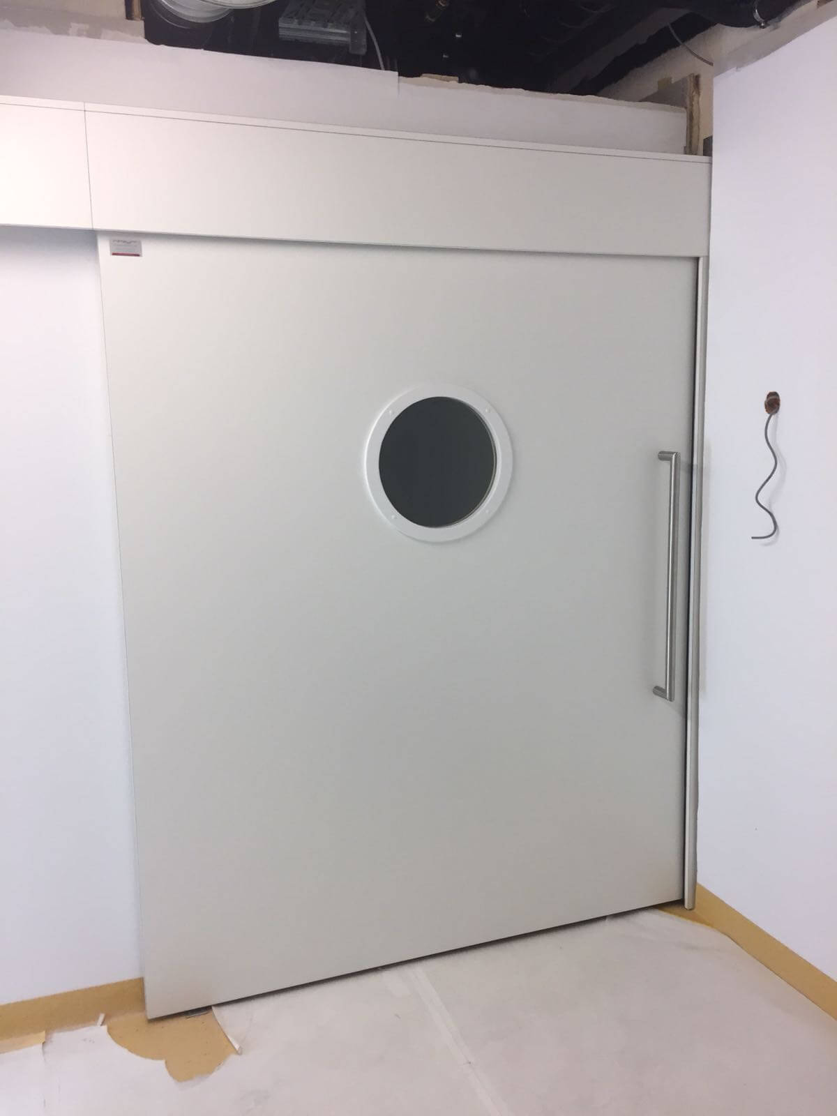 Strahlenschutzschiebetür