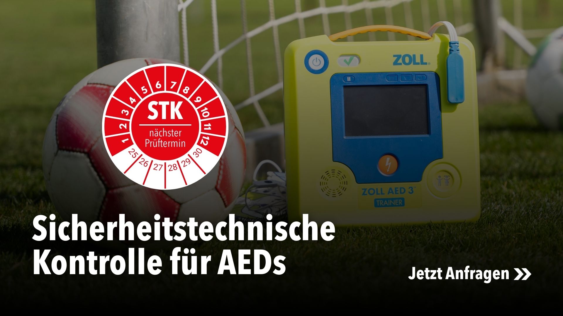 STK – Sicherheitstechnische Kontrolle von AEDs