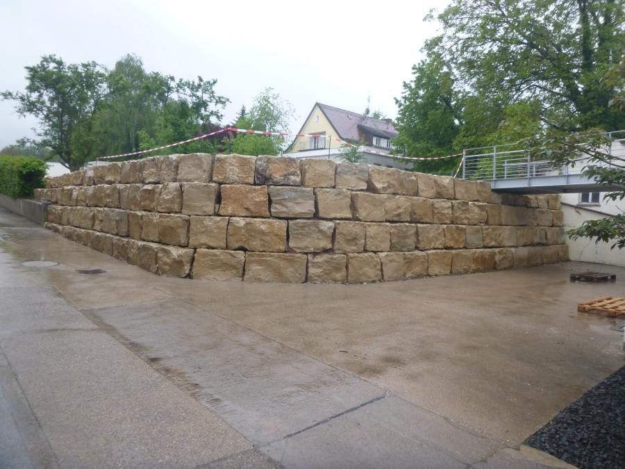 Erstellung von Steinmauern
