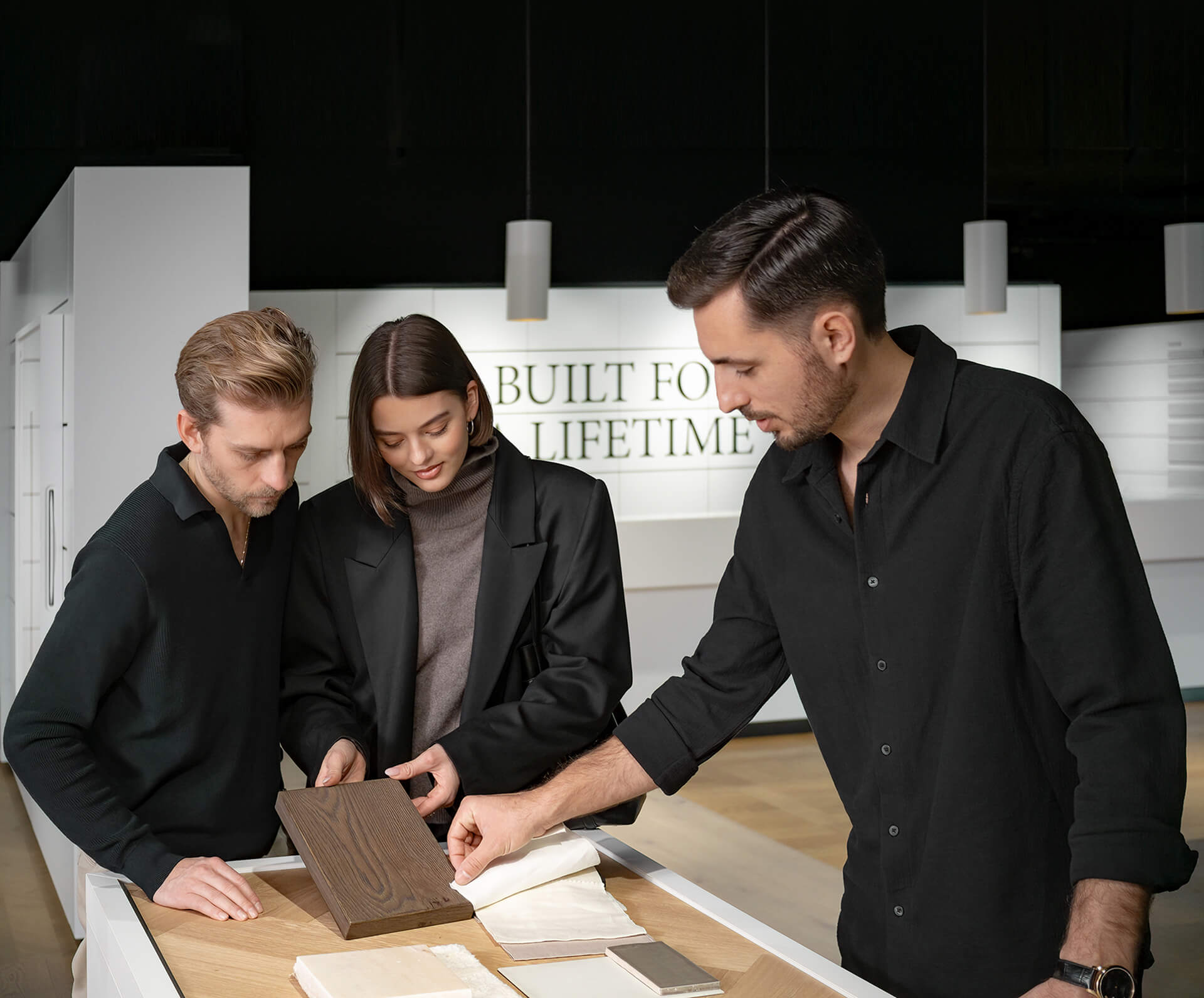 Beratung im Showroom