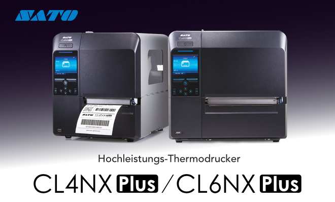 Industrie-Etikettendrucker SATO CL4NX Plus / CL6NX Plus