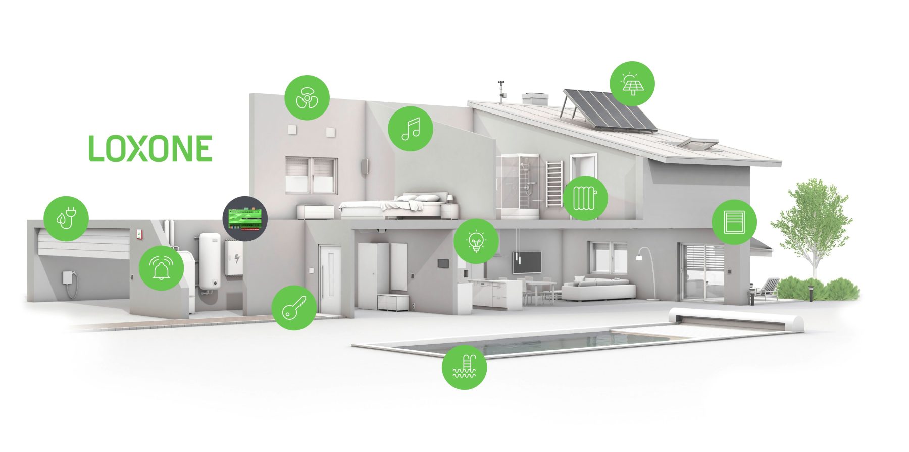 Gebäudeautomation Loxone