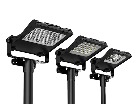 LED-Strahler auf Masten