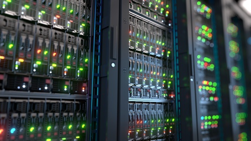 Server im Rechenzentrum