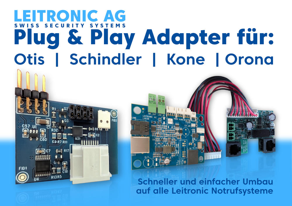 Plug & Play Adapter für Otis, Schindler, KONE & Orona