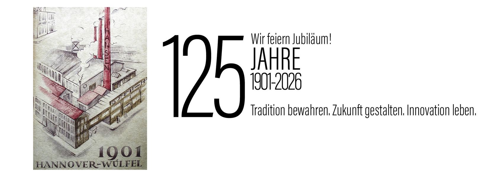 125 Jahre Jubiläum Gummi Hansen