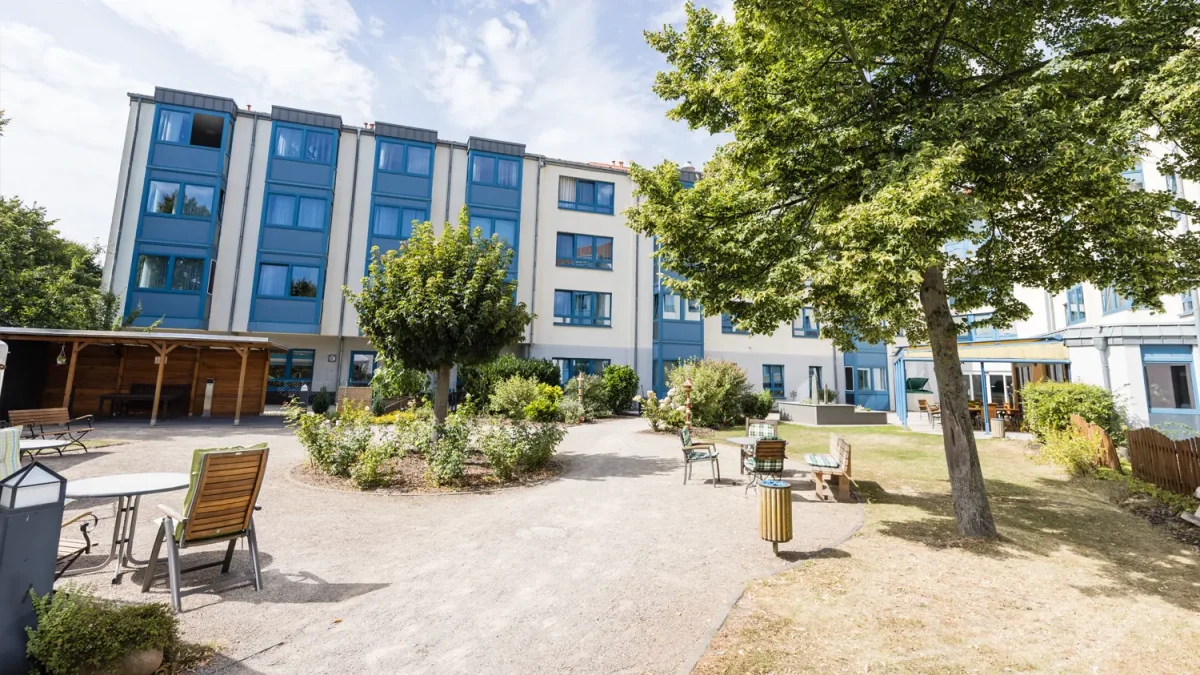 Gartenanlage des Josef Vosen AWO Zentrums Düren