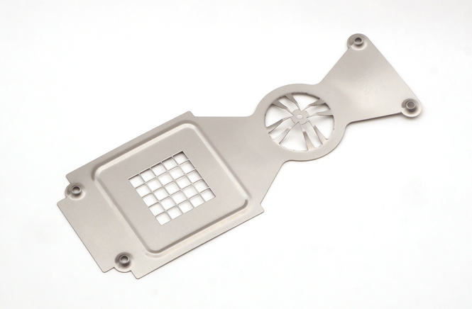 Punched and laser-cut sheet metal part (Combi Sharp)