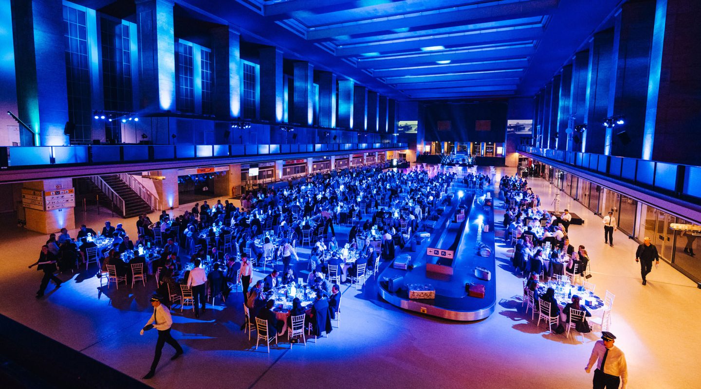 Dinner am Flughafen Tempelhof 2026 · 600 Gäste