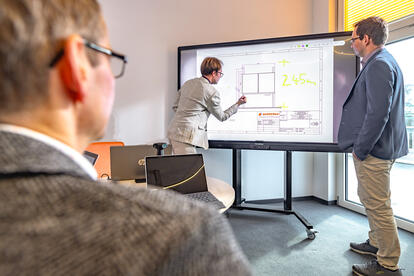 Planung einer Tafelanlage am digitalen Board