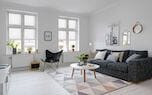 Plissee im Wohnzimmer