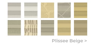 Plissee beige