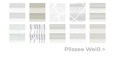 Plissee weiß