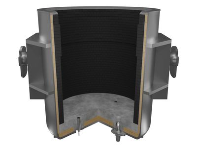 Steel ladle refractory