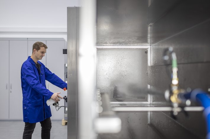 Dichtigkeitsprüfung im Labor