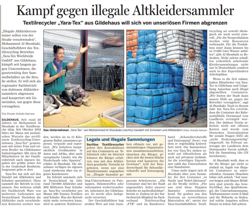 Zeitungsartikel