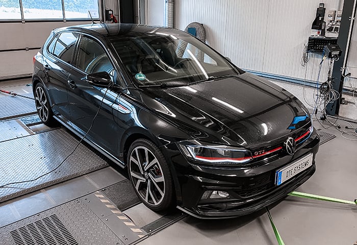 Leistungsmessung VW Polo GTI auf dem DTE-Prüfstand