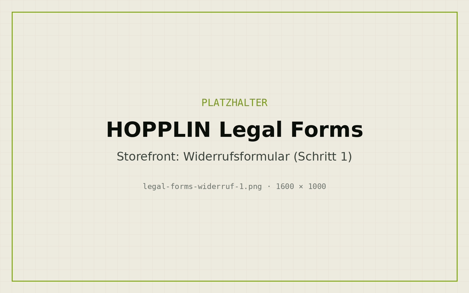 Legal Forms – Widerrufs-Plugin für Shopware 6