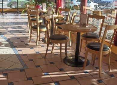 Tile Installation Stadtcafe Kolbermoor