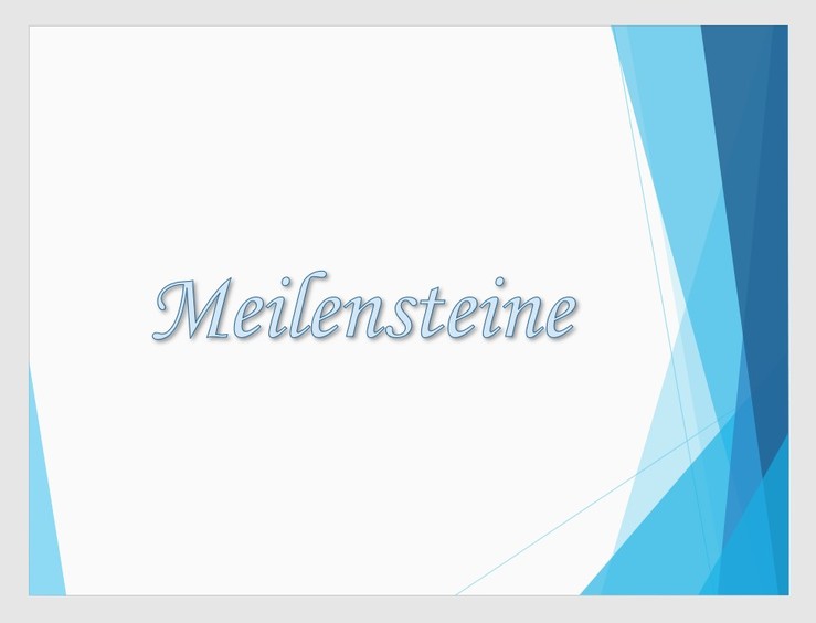 Meilensteine