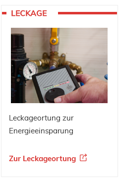 Leckageortung zur Energieeinsparung