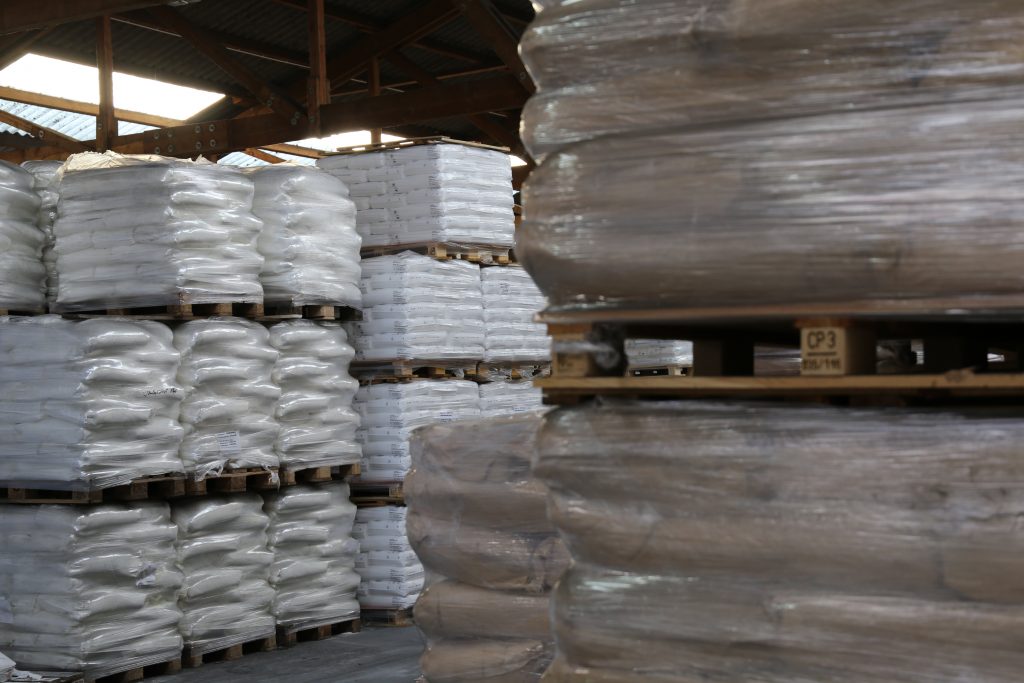 Warehouse and filling