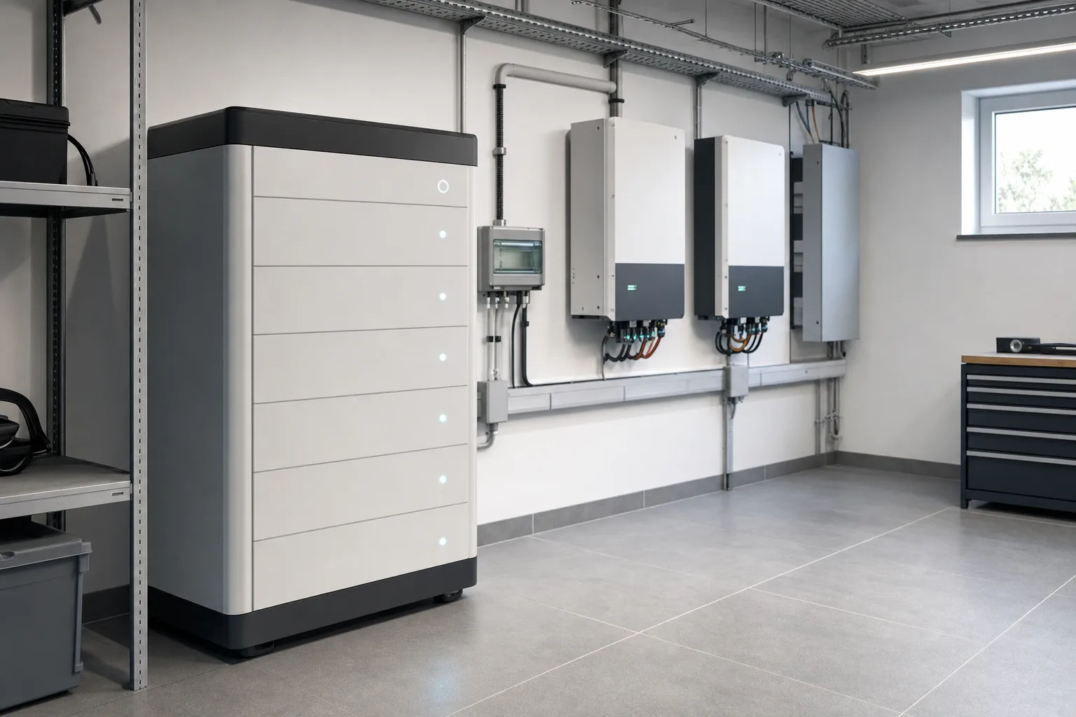 Batteriespeicher mit Wechselrichtern