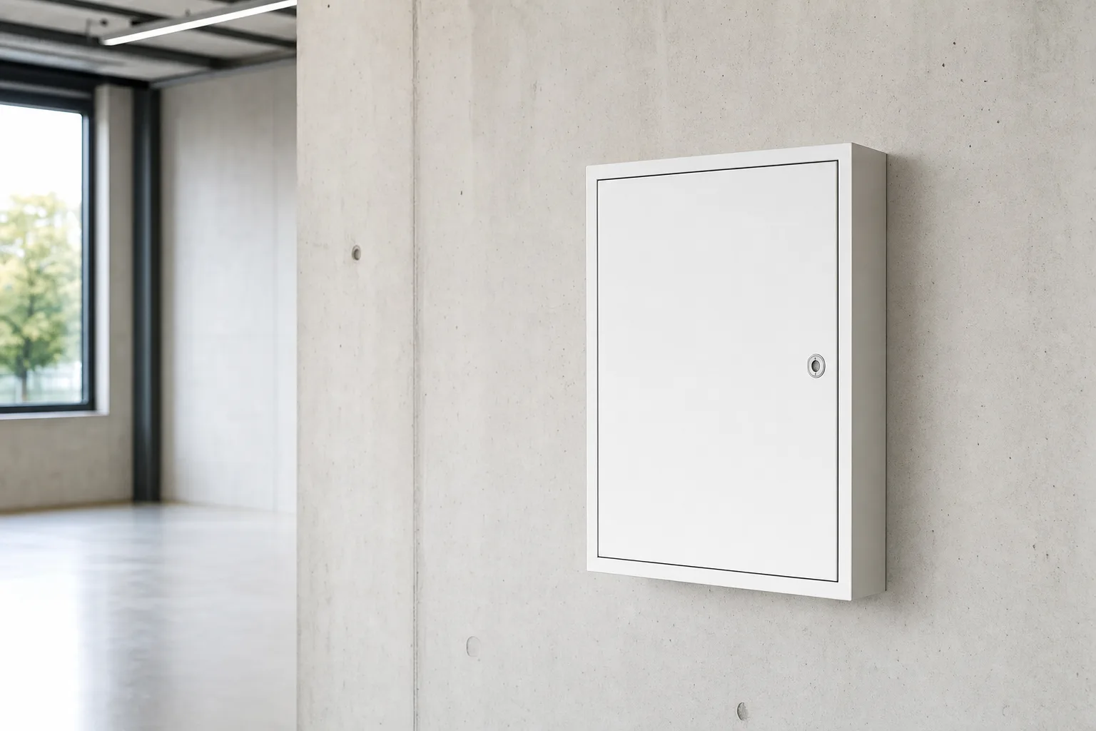 Elektro-Wandverteiler im Technikraum