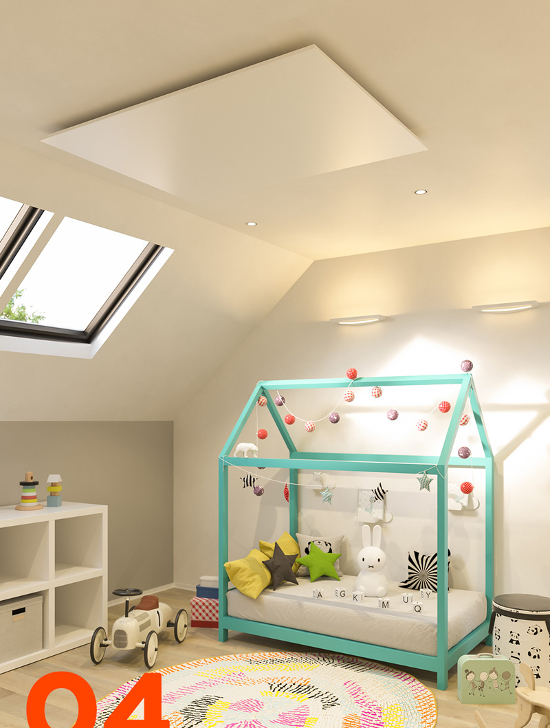 Infrarotheizung im Kinderzimmer