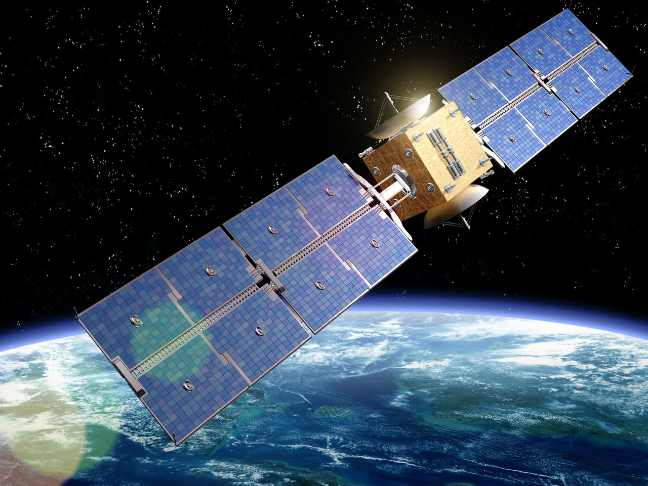HiRel-Bauelemente für Satelliten