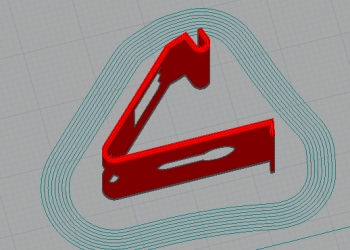 3D-Druck-Teil im Slicer, Schichtmodell