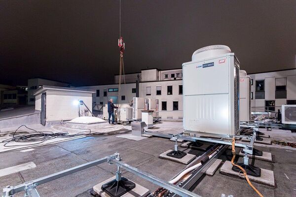 DZR-Rechenzentrum Stuttgart – gelieferte und montierte Klimaanlage