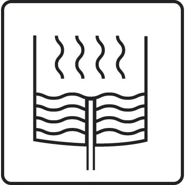 Heißwasser-/Heißluftschlauch