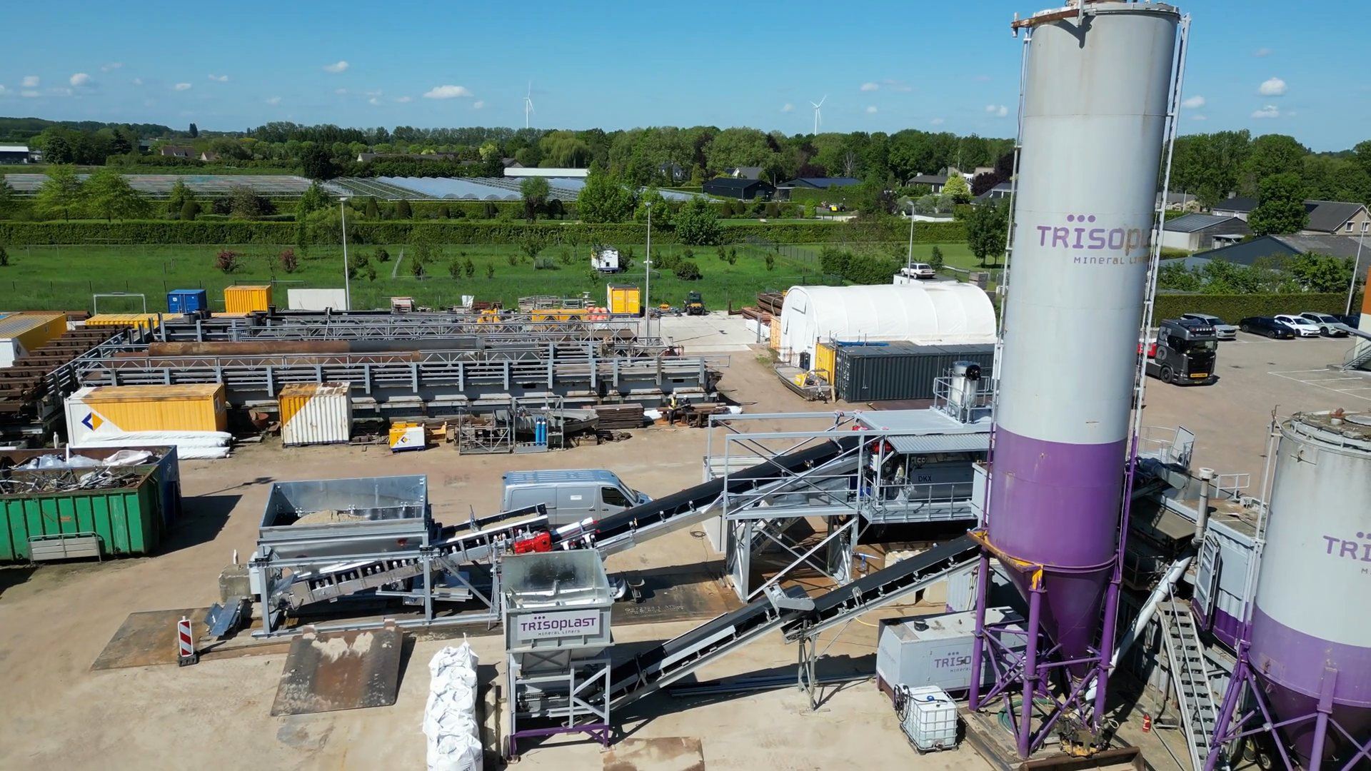 Polymer dosing plant